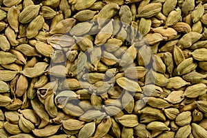 Full frame of cardamom seeds