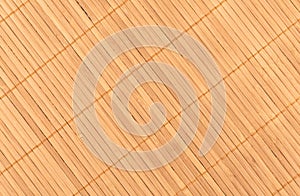 Full frame close-up shot of a bamboo food mat diagonal