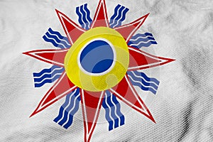 Chaldean flag in 3D rendering