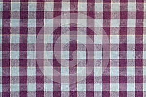 Full frame cotton check purple and blue fabric backdrop