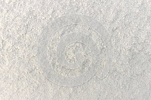 Full Frame Flatlay of A Thin Fresh Layer of Graupel Snow