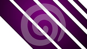 Purple and white abstract background with diagonal stripes