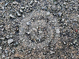 Full frame image of wet concrete / asphalt texture surface for background