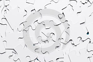 full frame jigsaw puzzle piece backdrop. High quality photo