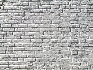 Full Frame Shot Of White Brick Wall