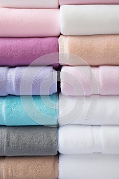 Full Frame Stack of folded Towels