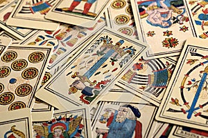 Full Frame of Tarot Cards