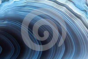 Full frame texture of blue striped agate