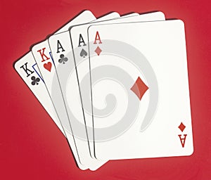 Full House Poker Playing Cards photo