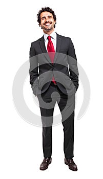 Full length businessman