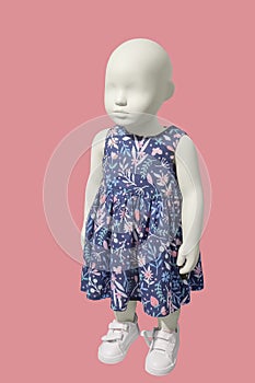 Full-length child mannequin