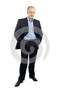 Full length portrait of a businessman