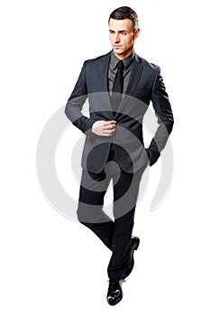 Full-length portrait of a businessman