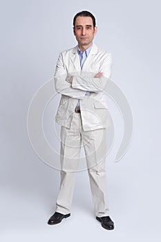 Full length portrait businessman