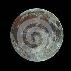 Full Mineral Moon with enhanced saturation