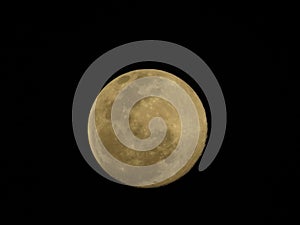 Full moon closeup craters