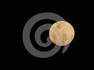 Full moon closeup craters