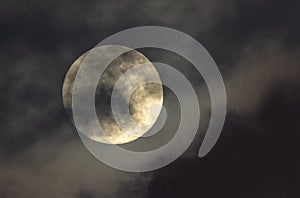 Full Moon on a Cloudy Night