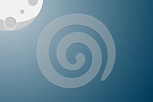 Full moon light night dark background
