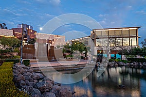 Full Moon over the Blackhawk Plaza