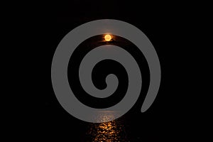 Buck Moon Full Moon Over Water