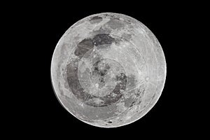 Full moon via Len 2650mm photo