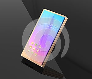 Full OLED display smart phone photo