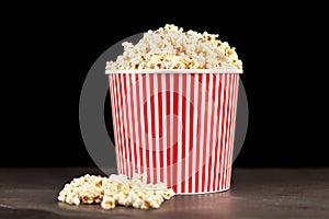 Full popcorn bucket