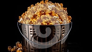 Full popcorn bucket