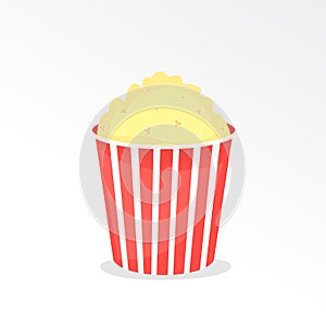 Full popcorn bucket