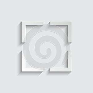 Full Screen icon vector