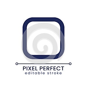 Full screen mode pixel perfect linear ui icon