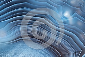 Full-screen texture of blue layered agate