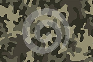 Seamless camouflage texture skin pattern vector for military textile. Usable for Jacket Pants Shirt and Shorts. Army camo masking