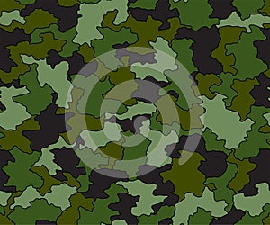 seamless camouflage texture skin pattern vector for military textile. Usable for Jacket Pants Shirt and Shorts. Army camo