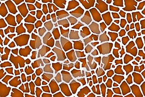 Seamless Giraffe Animal Skin Pattern In Vector. Cheetah for apparel dress clothes fabric print background photo