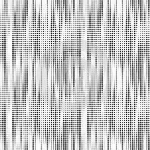 Full seamless halftone vertical lines texture pattern vector for decoration.