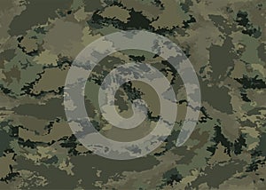 seamless watercolor camouflage texture print pattern. Usable for Jacket Pants Shirt and Shorts. Army textile fabric
