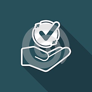 Full service- Minimal vector icon