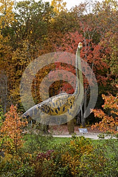 Full size brachiosaurus dinosaur