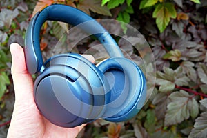Full-size headphones. Headphones with Hybrid ANC technology photo
