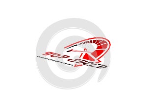 full speed vector illustration isolated on a white background