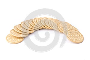 Full stack of patterned mexican galleta cookies photo