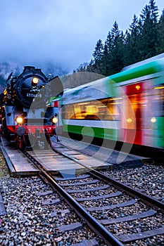 Full steam ahead with the Rodelblitz special train near Schmalkalden