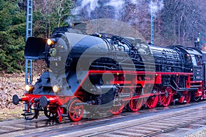 Full steam ahead with the Rodelblitz special train near Schmalkalden