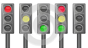 Full Traffic Light Illustration