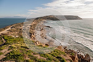 Full view of Penisola del Sinis, Oristano, Sardinia