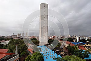 Full view RBI building cloudy sky photo