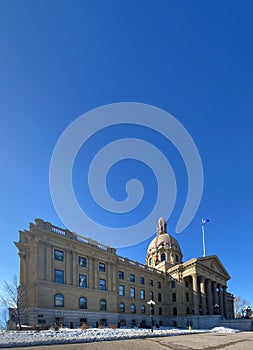 Full view, right side of the Alberta Legislature Building