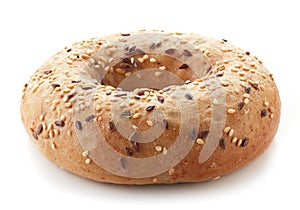 Fullgrain bagel with seeds